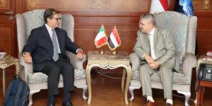 أسامة ربيع يلتقي المبعوث الإيطالي لمشروع الممر الاقتصادي الهند الشرق الأوسط أوروبا ”IMEC” - الأول نيوز