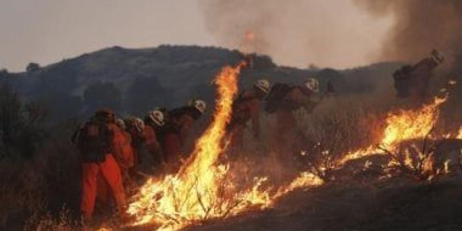 سوريا: فرق الإطفاء تكافح لإخماد حرائق فى غابات جبل التركمان بريف اللاذقية - الأول نيوز