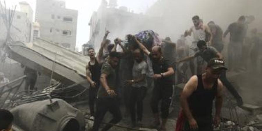 استشهاد 48 فلسطينيا جراء الغارات الإسرائيلية المكثفة على قطاع غزة - الأول نيوز
