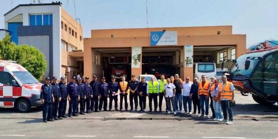تجربة ميدانية لقياس زمن الاستجابة في حالات الطوارئ بمطار القاهرة الدولي - الأول نيوز