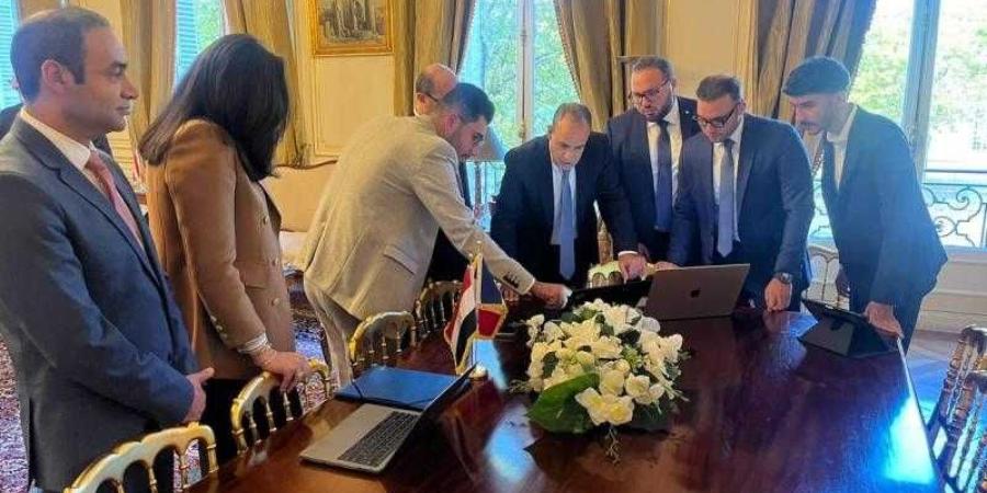 وزير الخارجية يشهد مراسم تدشين الموقع الإلكتروني الجديد للقنصلية العامة لمصر فى باريس - الأول نيوز