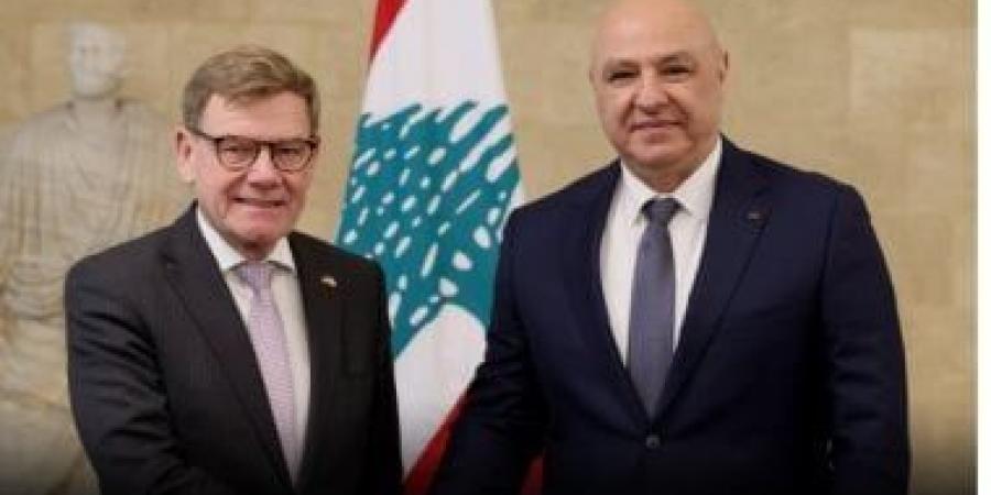 الرئيس اللبنانى يطالب ألمانيا بالضغط على إسرائيل لوقف عدوانها - الأول نيوز