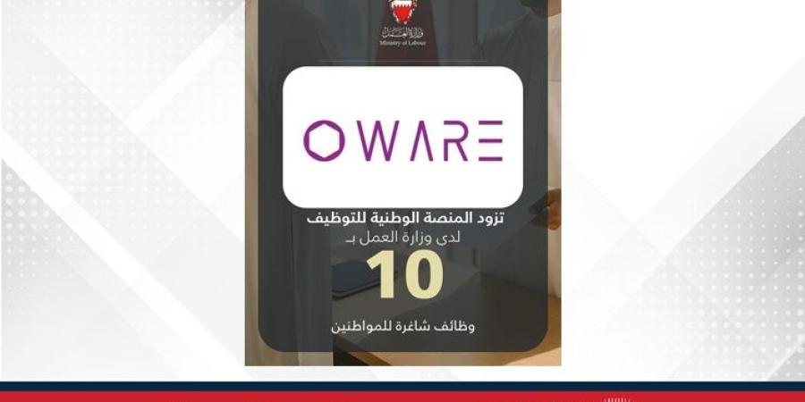 او وير للحلول تزود المنصة الوطنية للتوظيف بـ 10 وظائف شاغرة للمواطنين - الأول نيوز